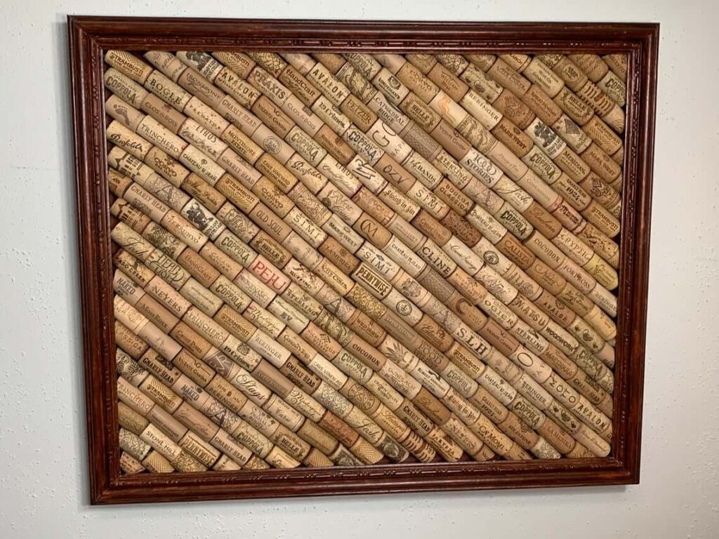 Decorative cork boards