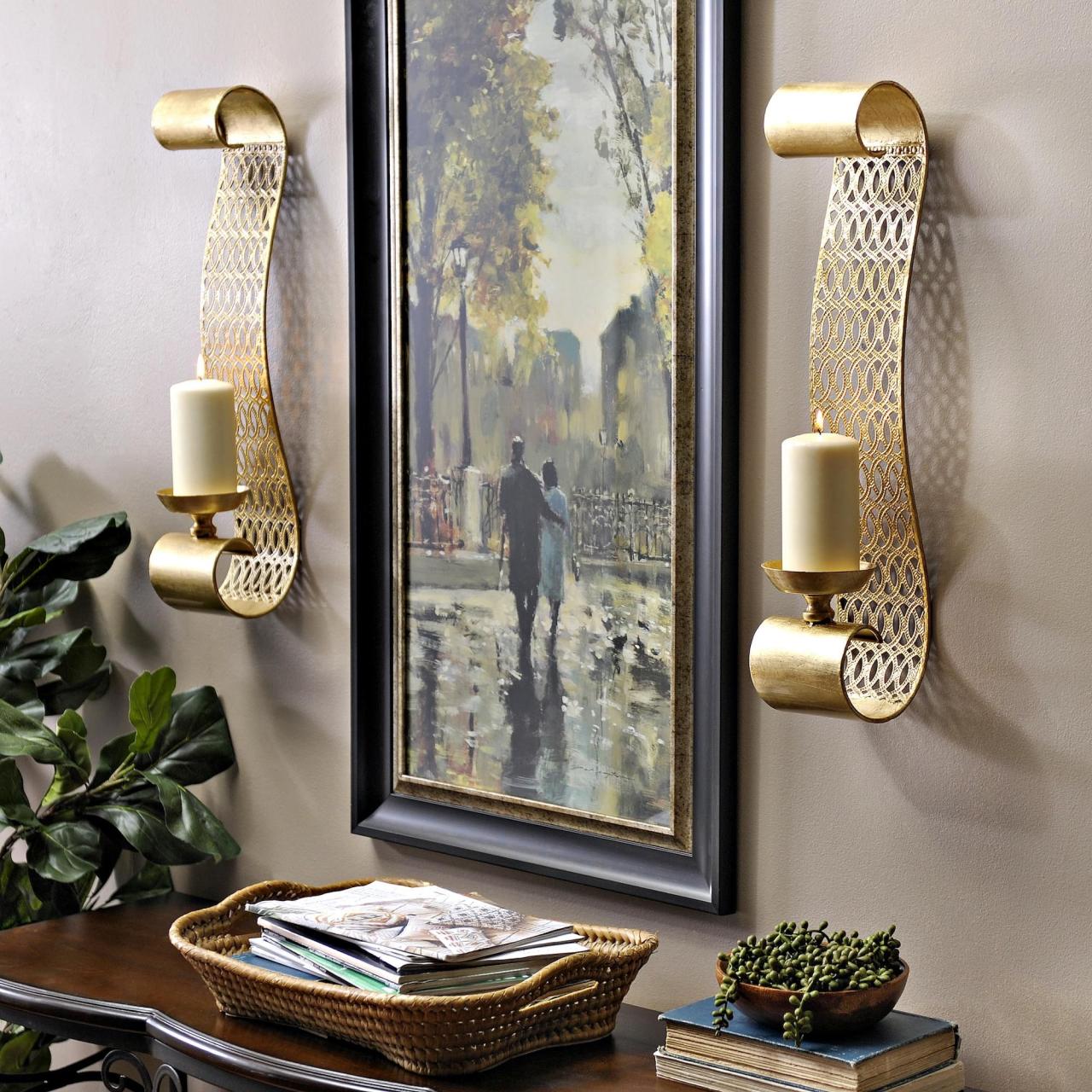 Decorative wall sconces