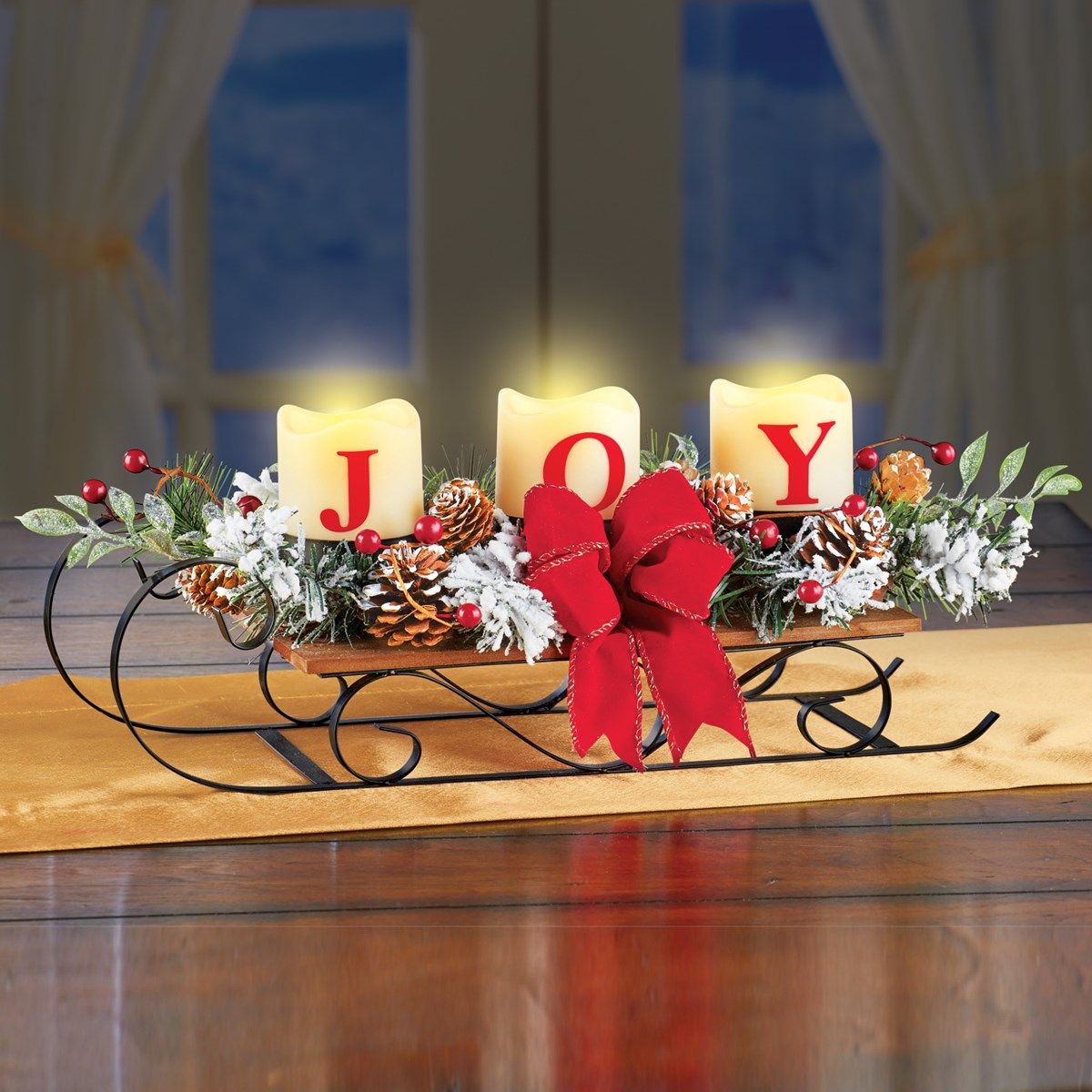 Christmas tabletop decor