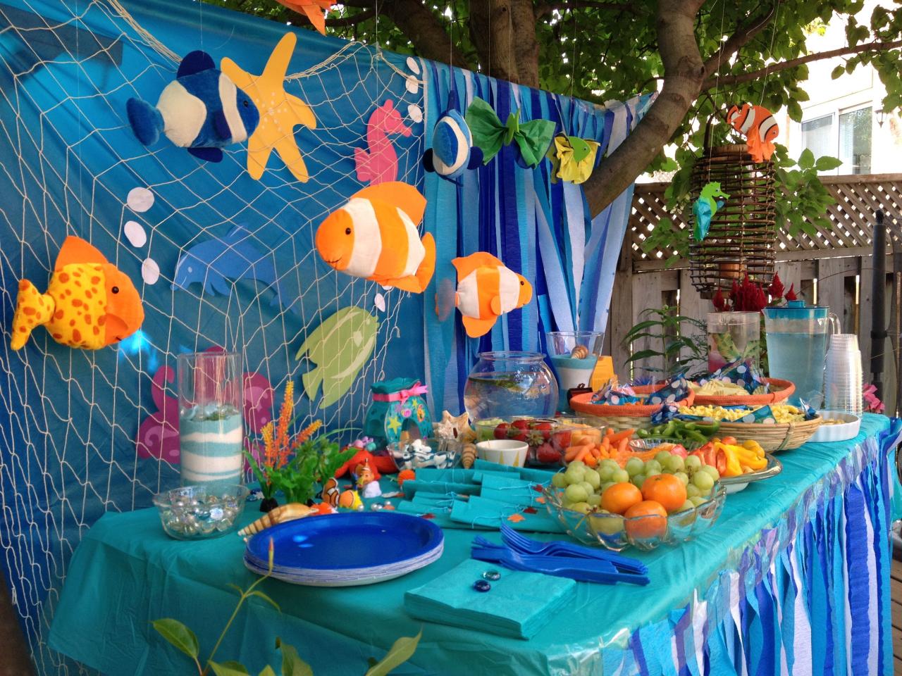 Under the sea party decorations