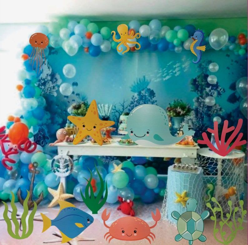 Under the sea party decorations