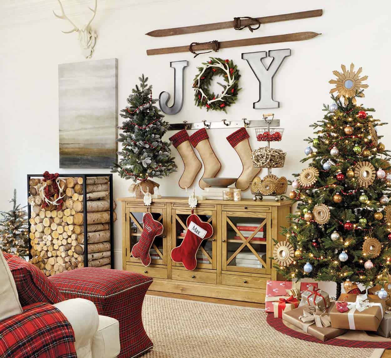 Country christmas decor