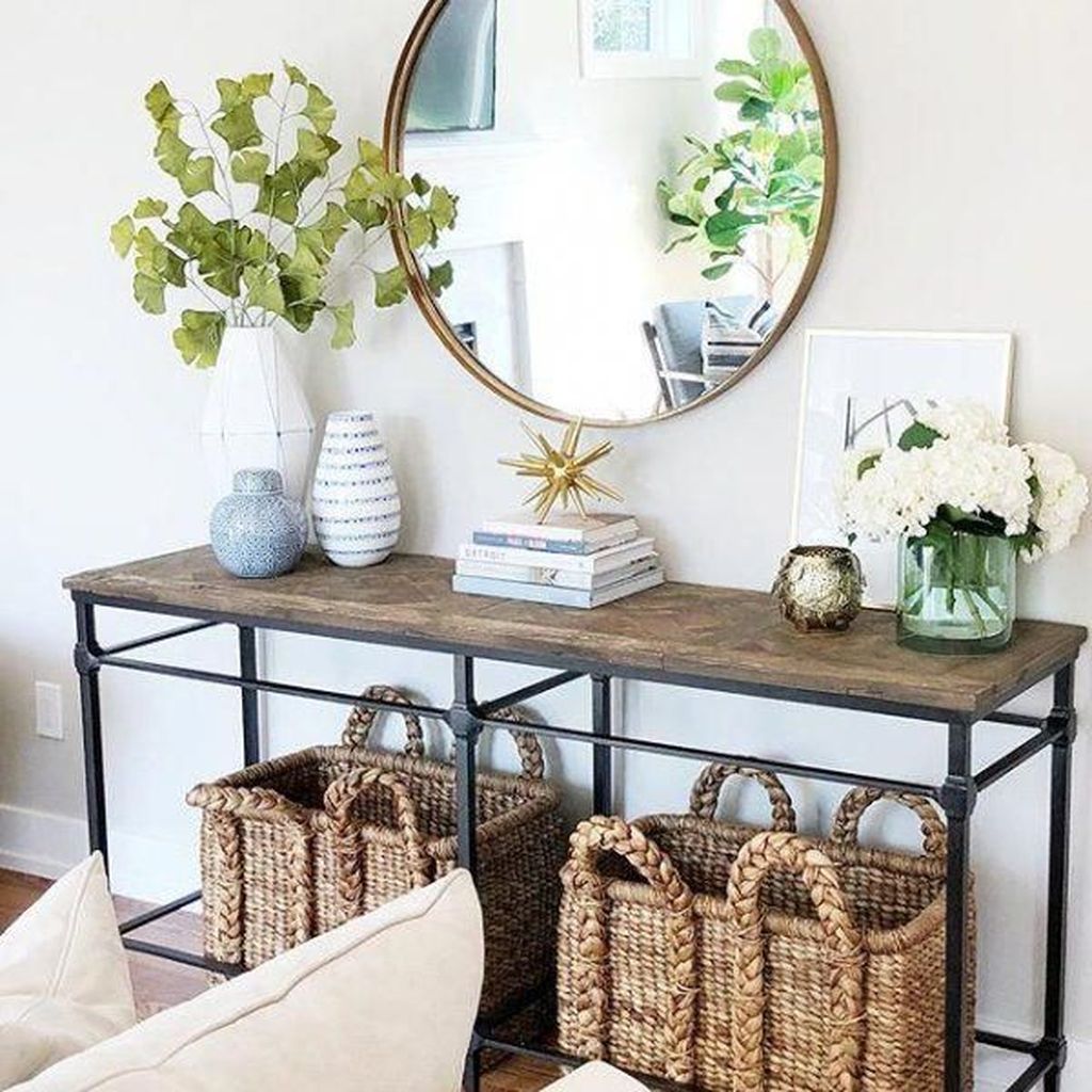 Decorate console table ideas