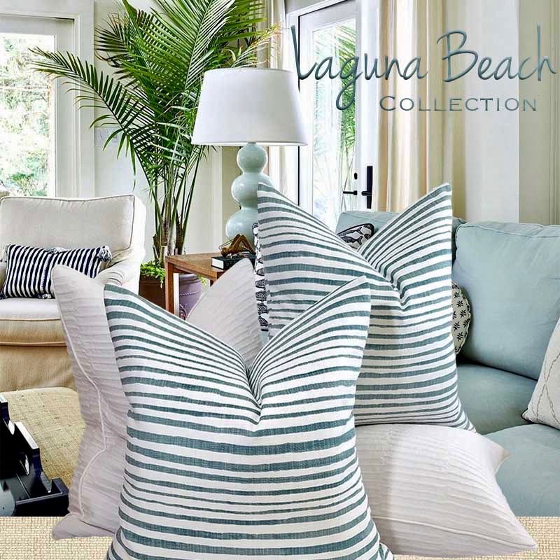 Coastal decorative pillows