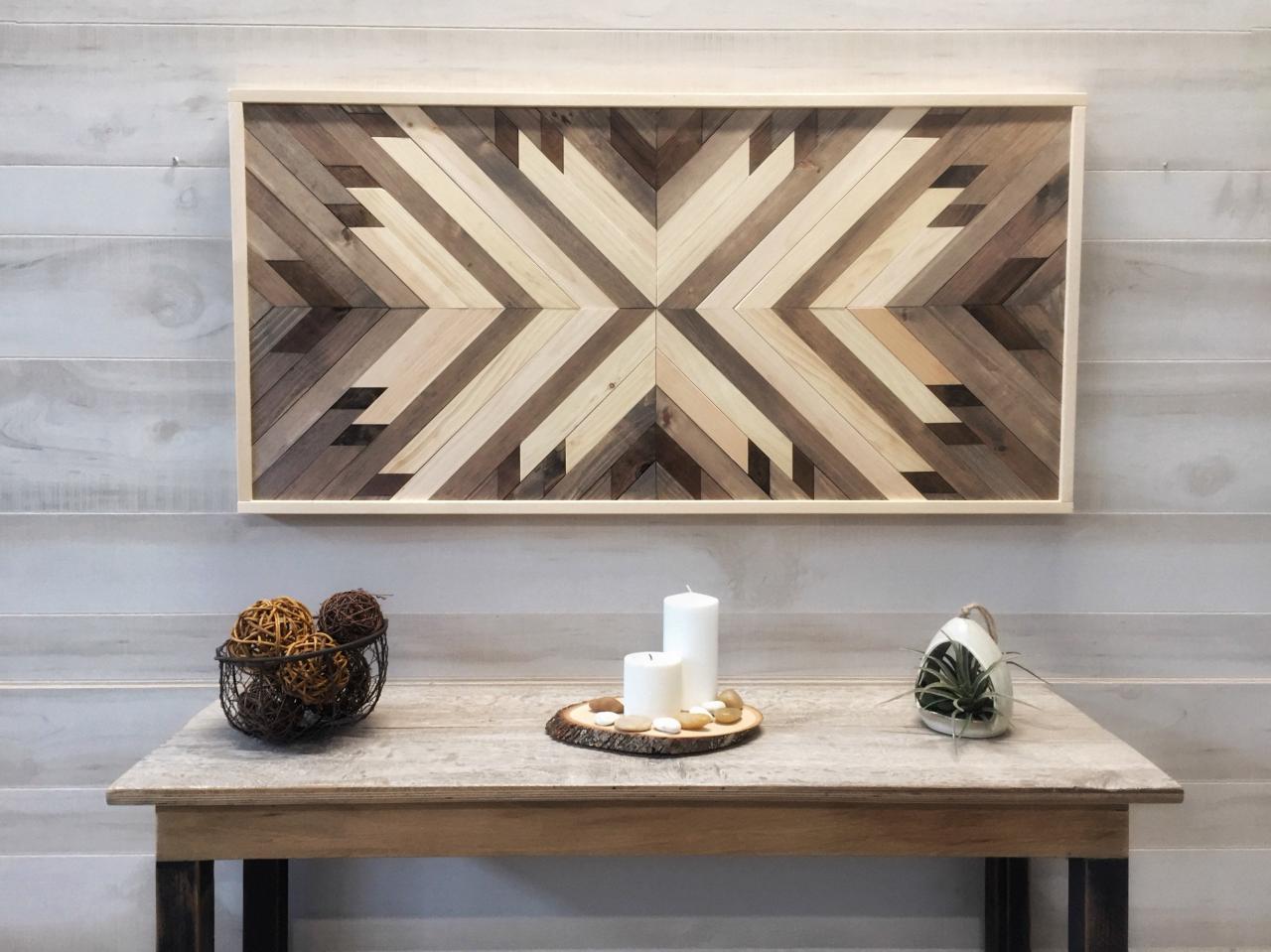 Wood wall decor