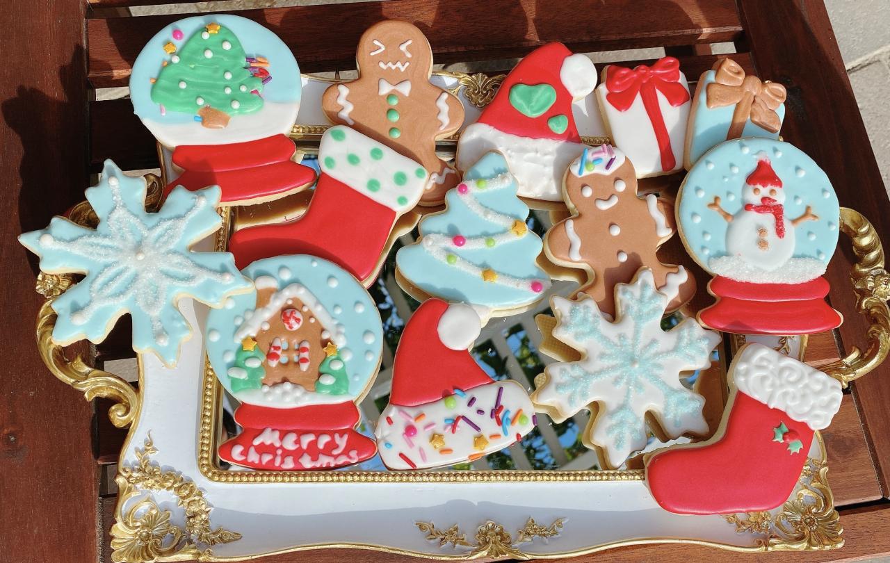 Christmas cookie decorating kit