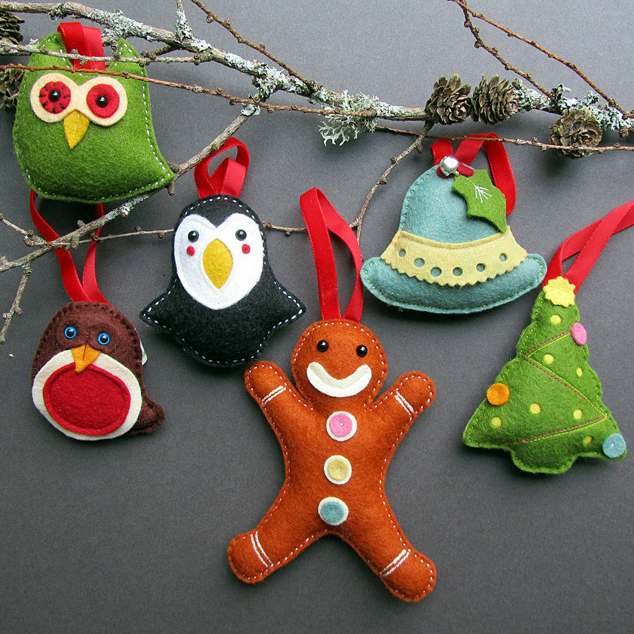 Christmas decoration felt