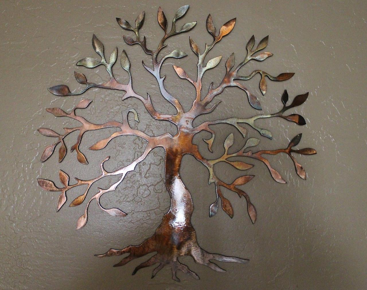 Tree life metal wall