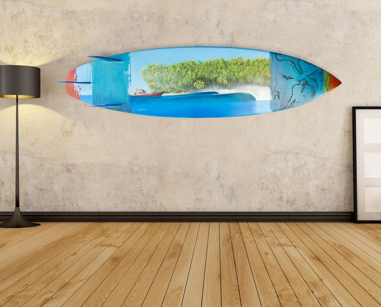 Decorative surfboard